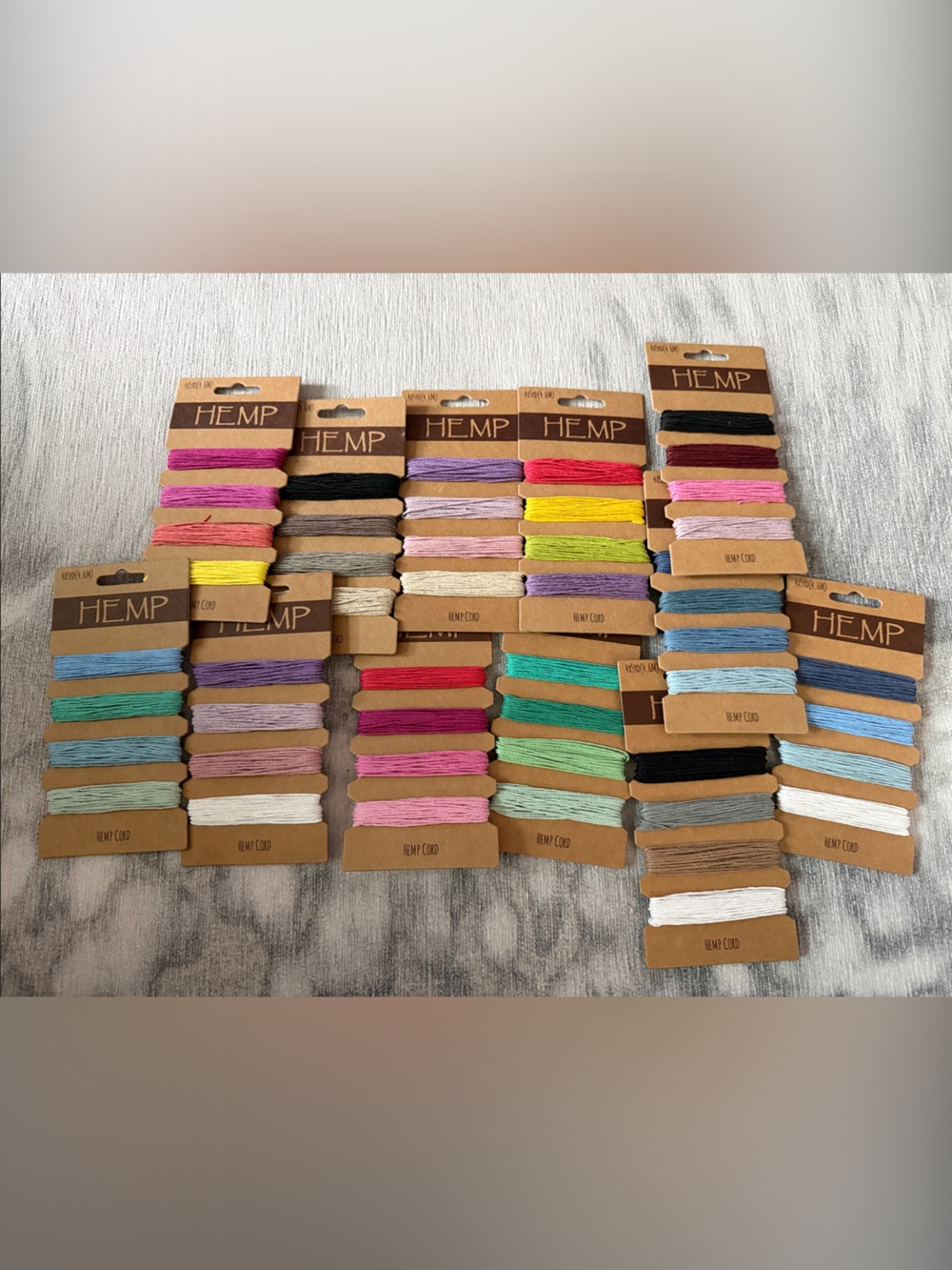 HEMP Colored Craft Twine Pack - Assorted Colors
